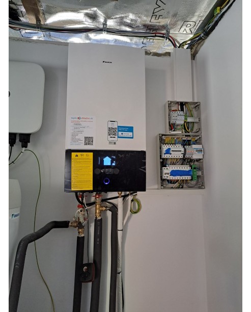 Realizácia tepelného čerpadla DAIKIN Altherma - Zádubnie
