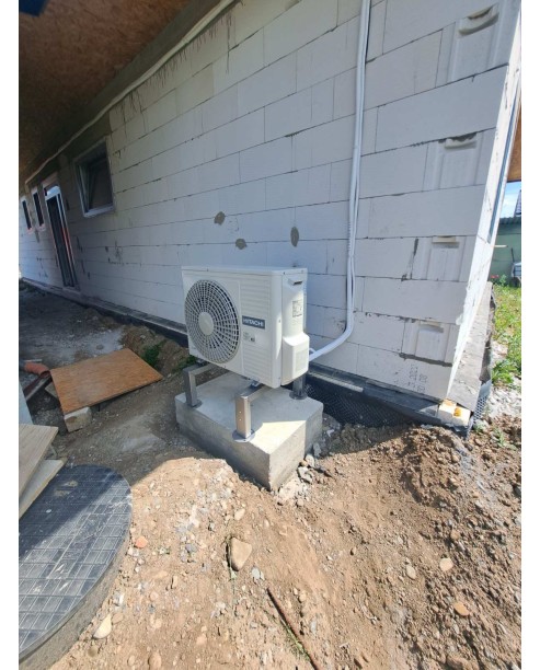 Realizácia tepelného čerpadla HITACHI - Teplička nad Váhom