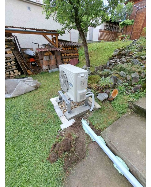 Realizácia tepelného čerpadla HITACHI - Lipovec