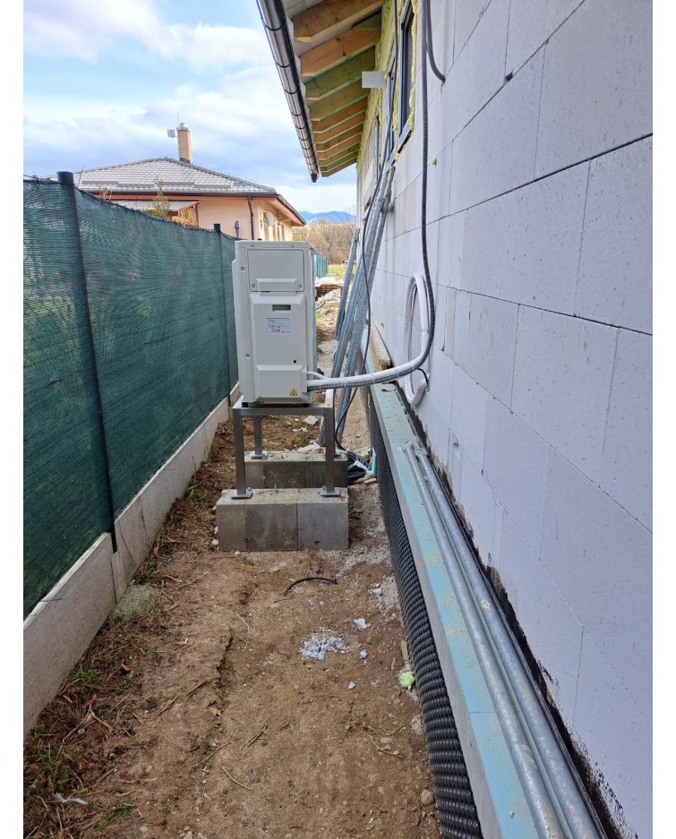 Realizácia tepelného ćerpadla Daikin Altherma - Zbyňov