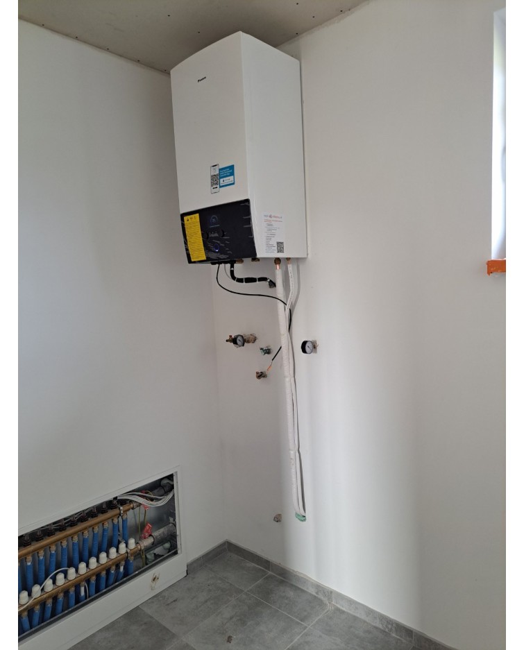 Realizácia tepelného ćerpadla Daikin Altherma - Zbyňov