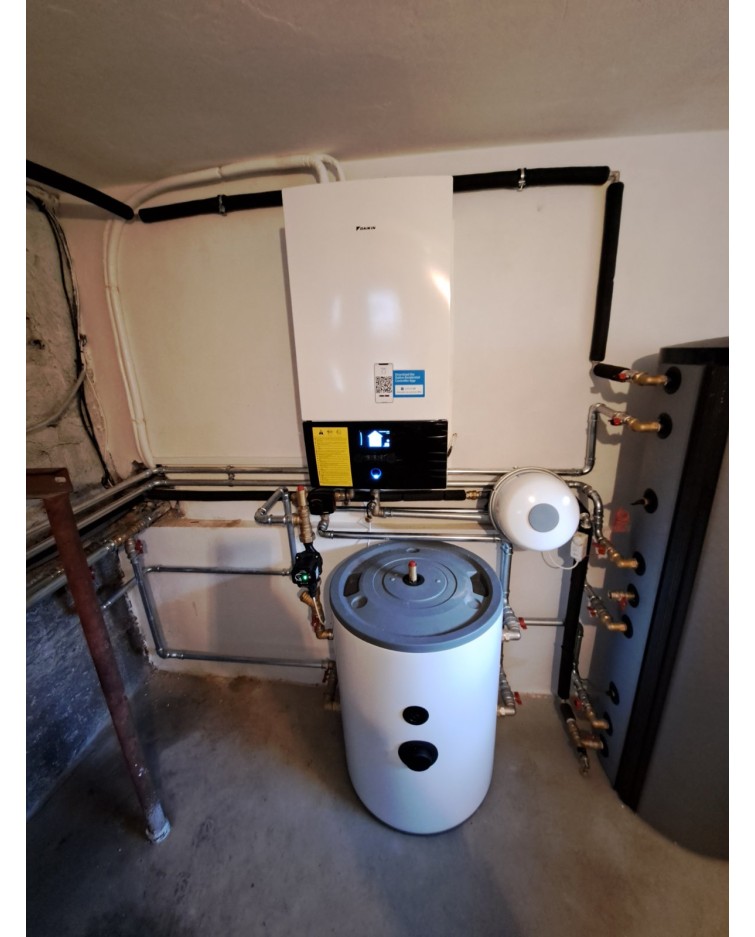 Realizácia tepelného čerpadla DAIKIN Altherma - Žilinská Lehota