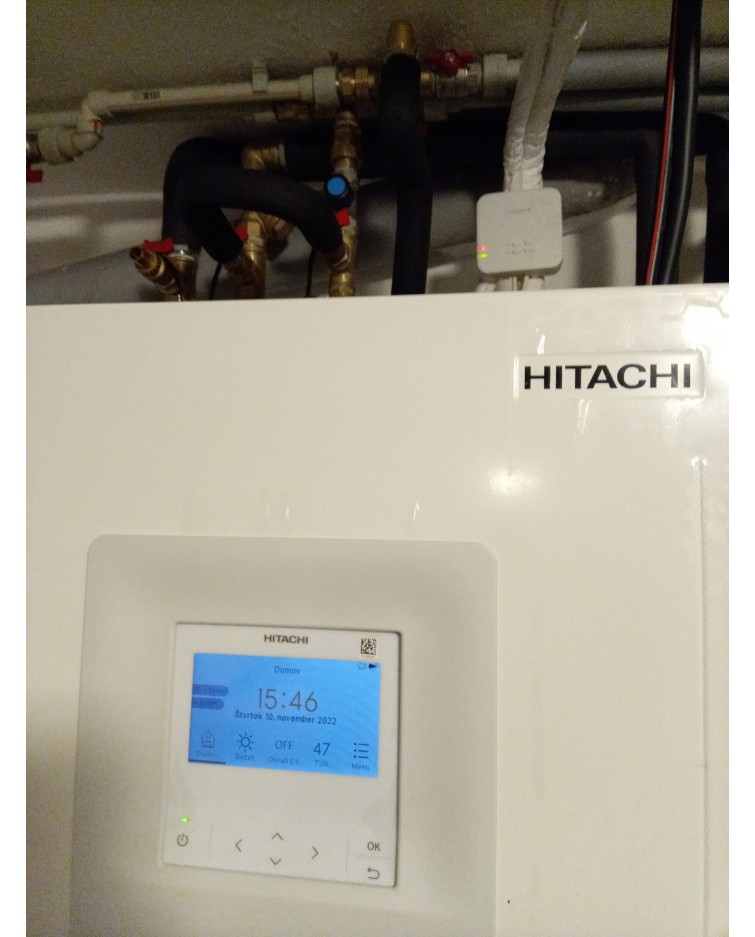 Realizácia tepelného čerpadla HITACHI - Dolný Kubín
