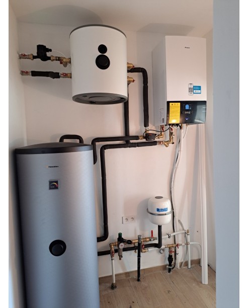 Realizácia tepelného čerpadla DAIKIN Altherma - Turie