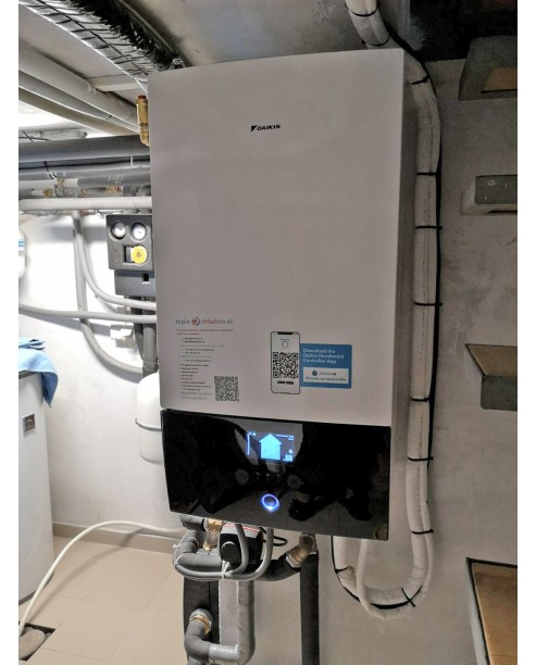 Realizácia tepelného čerpadla DAIKIN Altherma - Horné Kočkovce