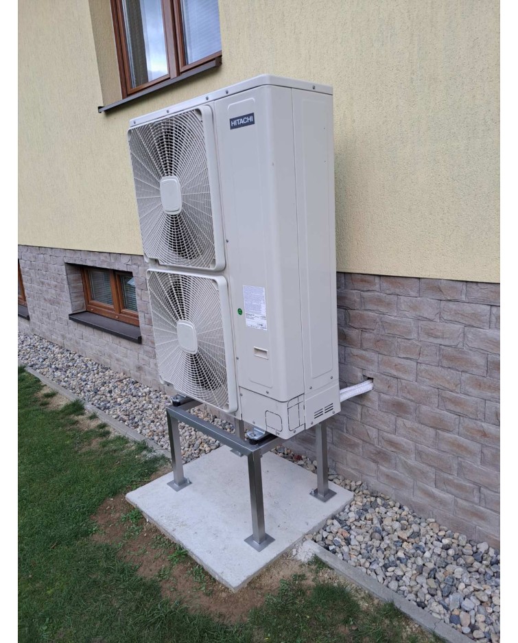 Realizácia tepelného čerpadla HITACHI - Novoť