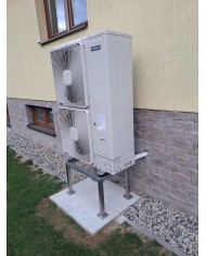Realizácia tepelného čerpadla HITACHI - Novoť