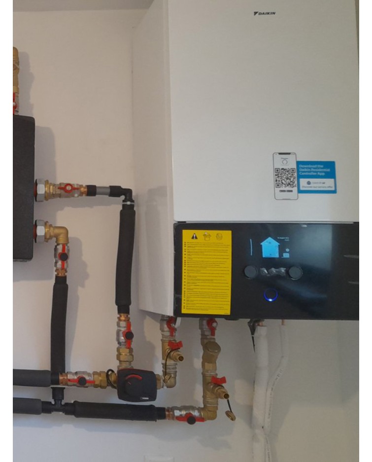 Realizácia tepelného čerpadla DAIKIN Altherma - Gbelany