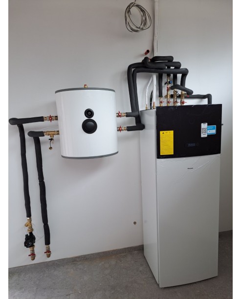 Realizácia tepelného čerpadla DAIKIN Altherma - Bôrik