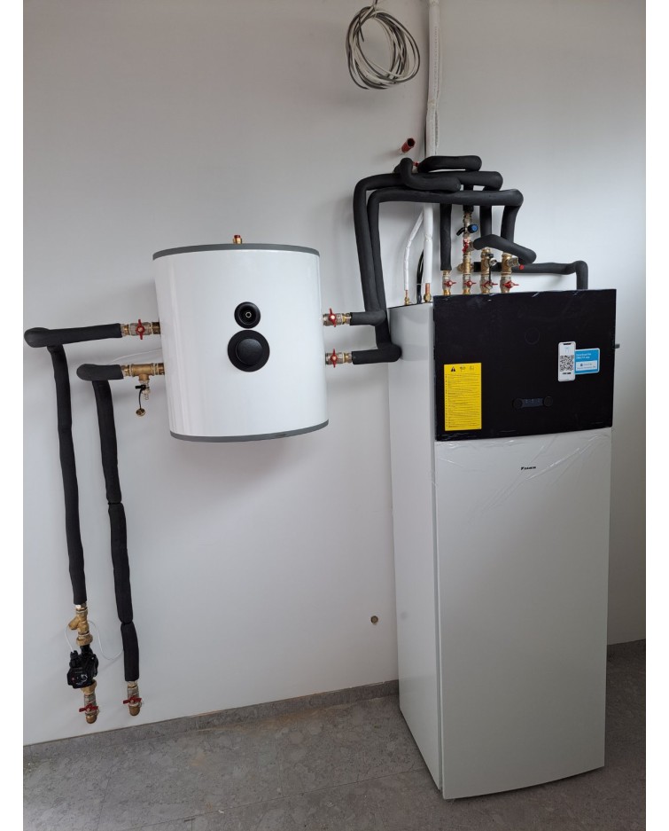 Realizácia tepelného čerpadla DAIKIN Altherma - Bôrik