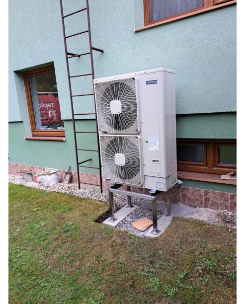 Realizácia Tepelného čerpadla HITACHI - Kňažia