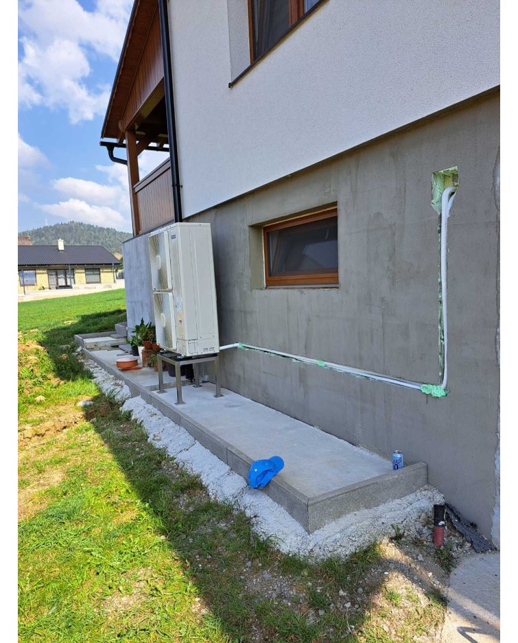 Realizácia Tepelného čerpadla HITACHI - Osčadnica