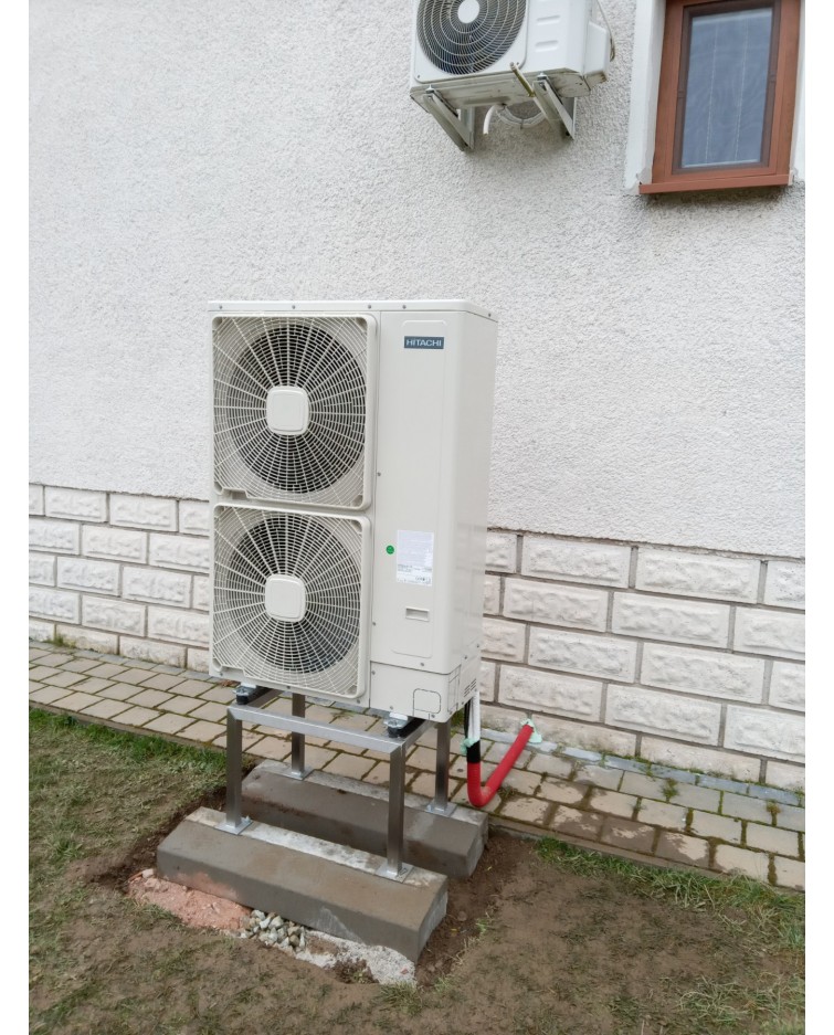 Realizácia tepelného čerpadla HITACHI - Trebostovo