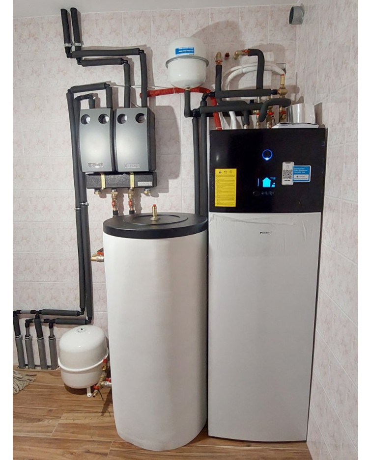 Realizácia tepelného čerpadla DAIKIN Altherma - Bratislava