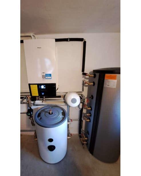Realizácia tepelného čerpadla DAIKIN Altherma - Dolný Vadičov