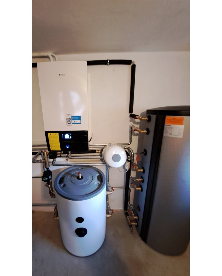 Realizácia tepelného čerpadla DAIKIN Altherma - Dolný Vadičov