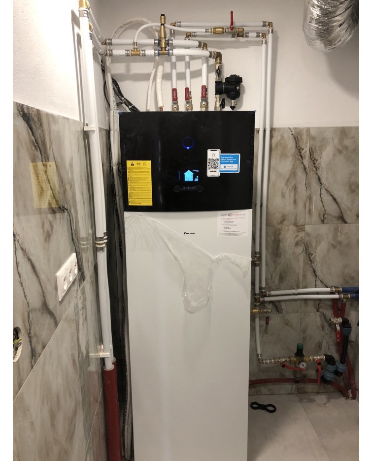 Realizácia tepelného čerpadla DAIKIN Altherma - Teplička nad Váhom