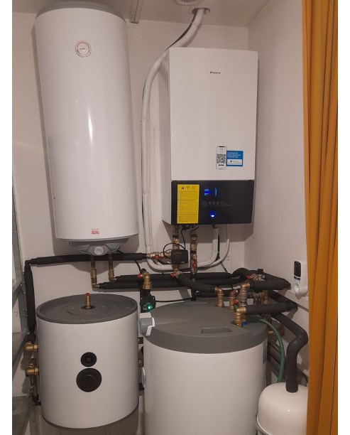 Realizácia tepelného čerpadla DAIKIN Altherma - Miloslavov