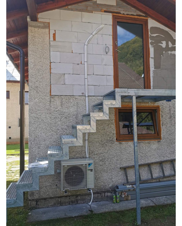 Realizácia klimatizácie DAIKIN - Belá