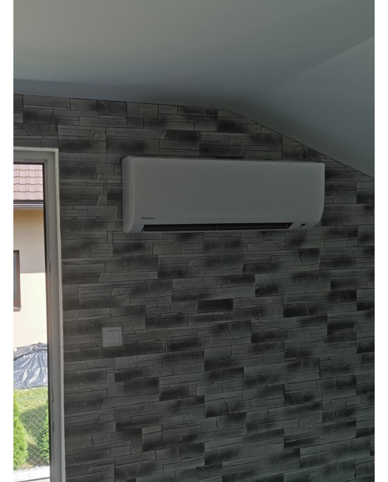 Realizácia klimatizácie DAIKIN - Belá