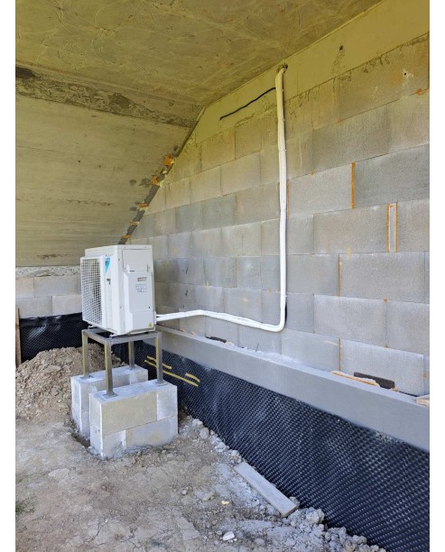Realizácia tepelného čerpadla DAIKIN Altherma - Zadubnie