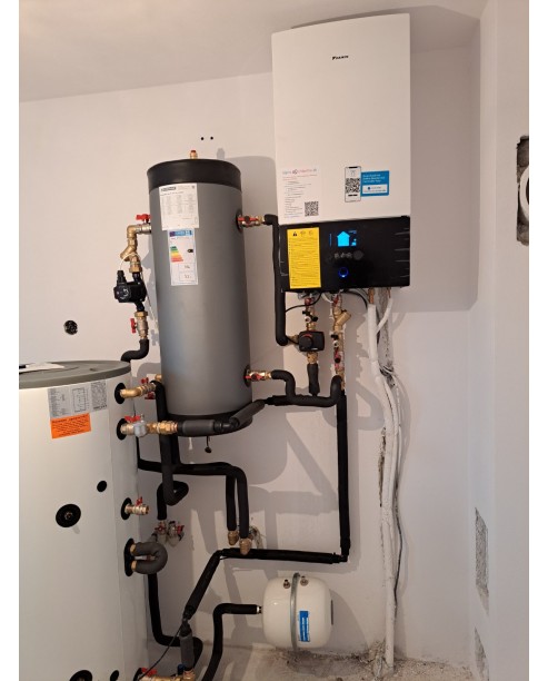 Realizácia tepelného čerpadla DAIKIN Altherma - Hruštín