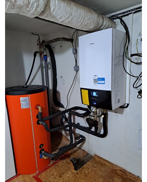 Realizácia tepelného čerpadla DAIKIN Altherma - Oravská Lesná