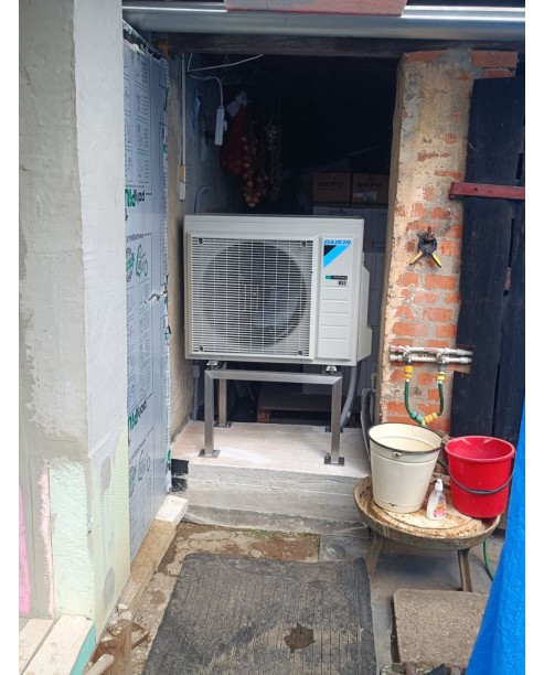 Realizácia tepelného čerpadla DAIKIN Altherma - Levice