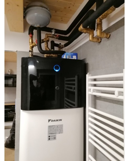 Realizácia tepelného čerpadla DAIKIN Altherma - Zuberec