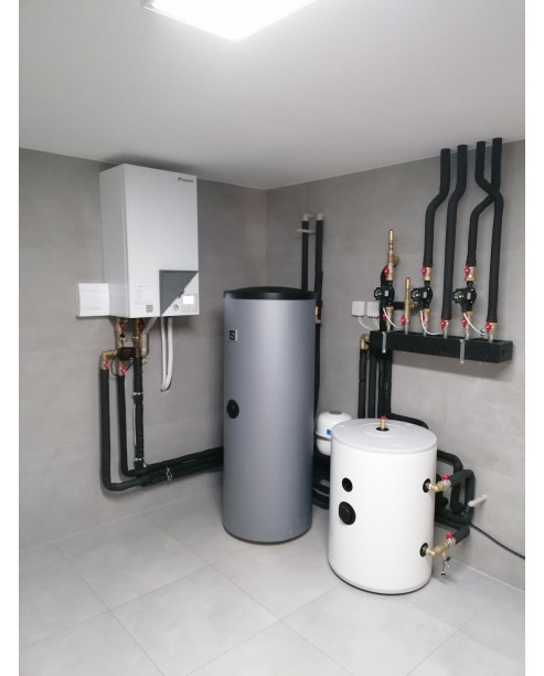 Realizácia tepelného čerpadla DAIKIN Altherma - Novoť