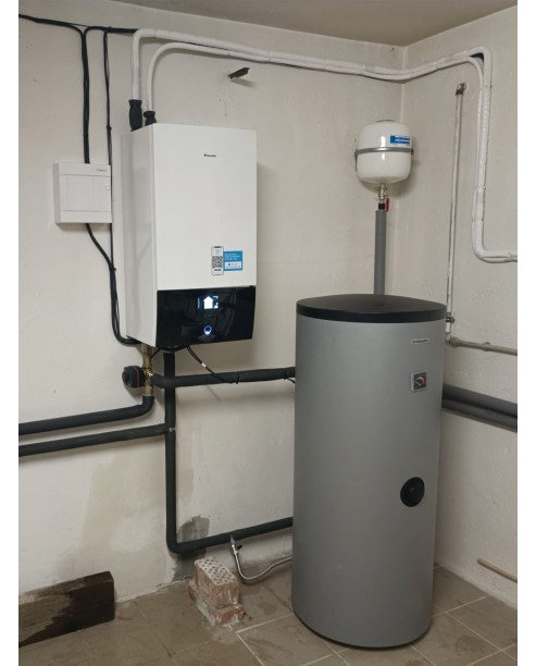 Realizácia tepelného čerpadla DAIKIN Altherma - Kremnica
