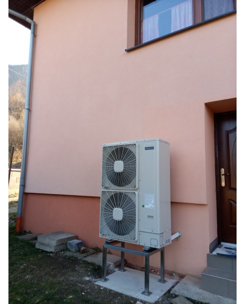 Realizácia tepelného čerpadla HITACHI - Valašska Dubová