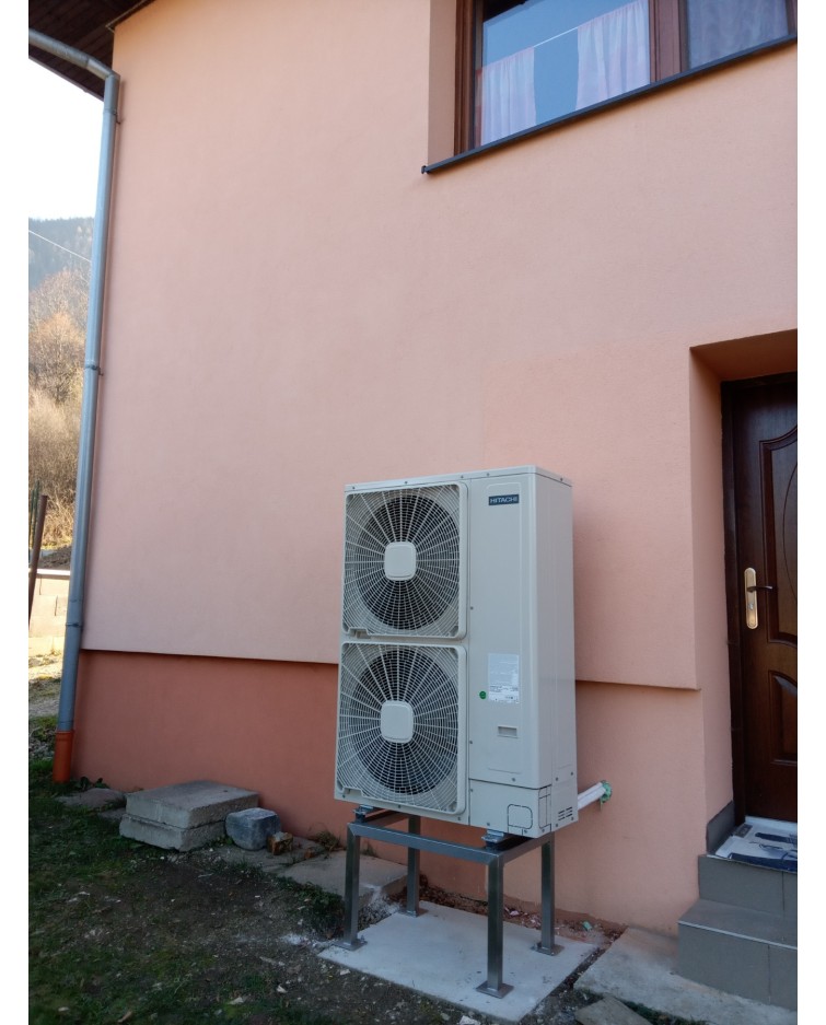 Realizácia tepelného čerpadla HITACHI - Valašska Dubová