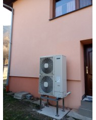Realizácia tepelného čerpadla HITACHI - Valašska Dubová