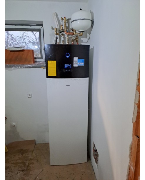 Realizácia tepelného čerpadla DAIKIN Altherma - Horný Moštenec