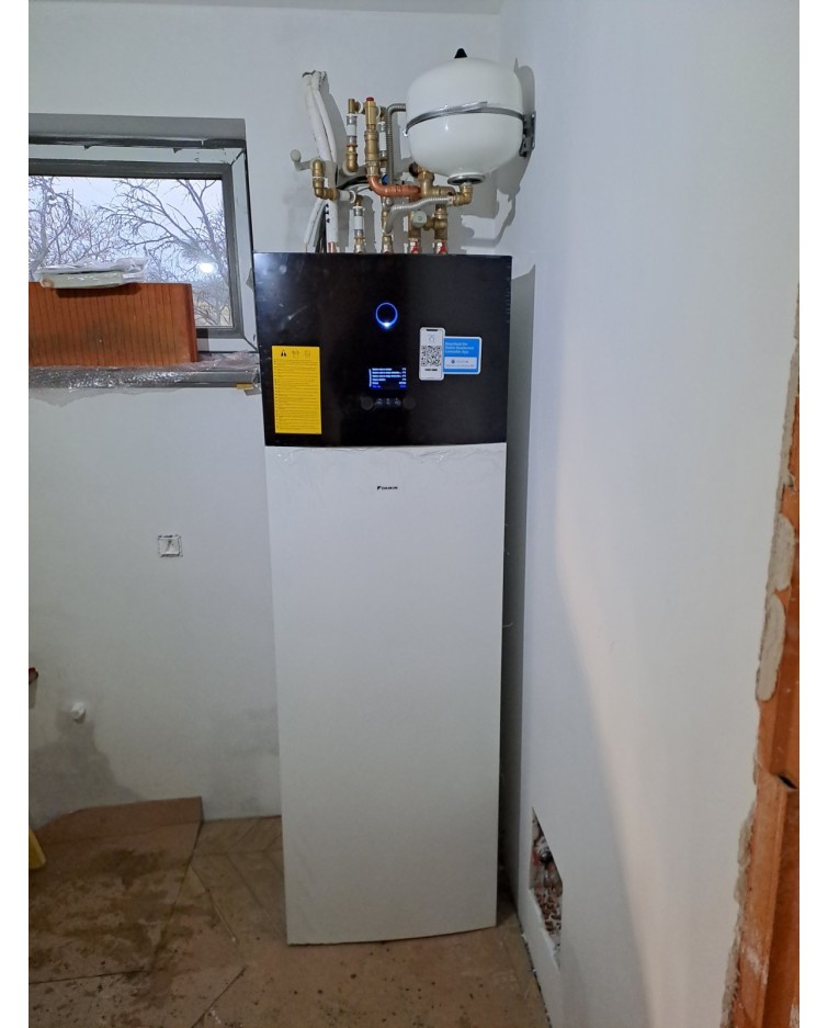Realizácia tepelného čerpadla DAIKIN Altherma - Horný Moštenec