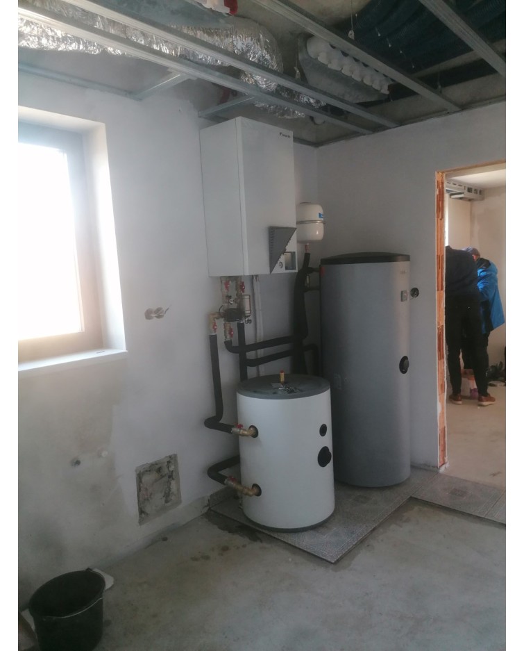 Realizácia tepelného čerpadla DAIKIN Altherma - Košťany n Turcom