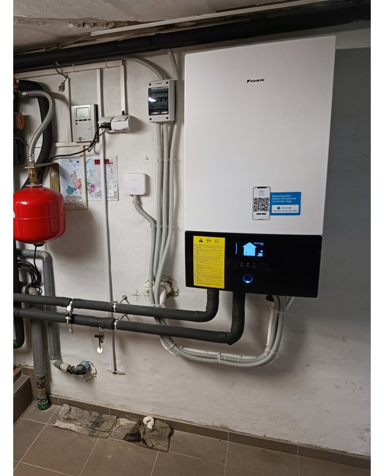 Realizácia tepelného čerpadla DAIKIN Altherma - Hatné