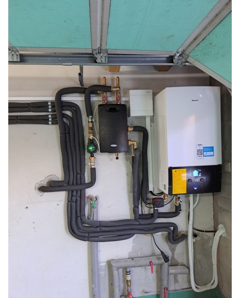 Realizácia tepelného čerpadla DAIKIN Altherma - Osčadnica