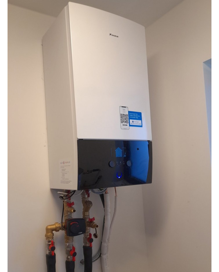 Realizácia tepelného čerpadla DAIKIN Altherma - Dolný Vadičov
