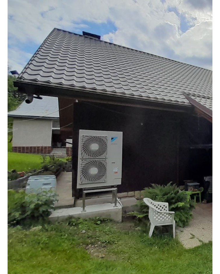 Realizácia tepelného čerpadla DAIKIN Altherma - Kubíková