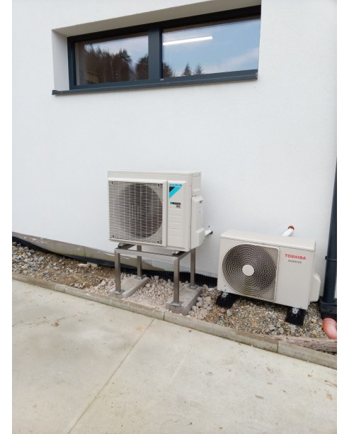 Realizácia tepelného čerpadla DAIKIN Altherma - Púchov