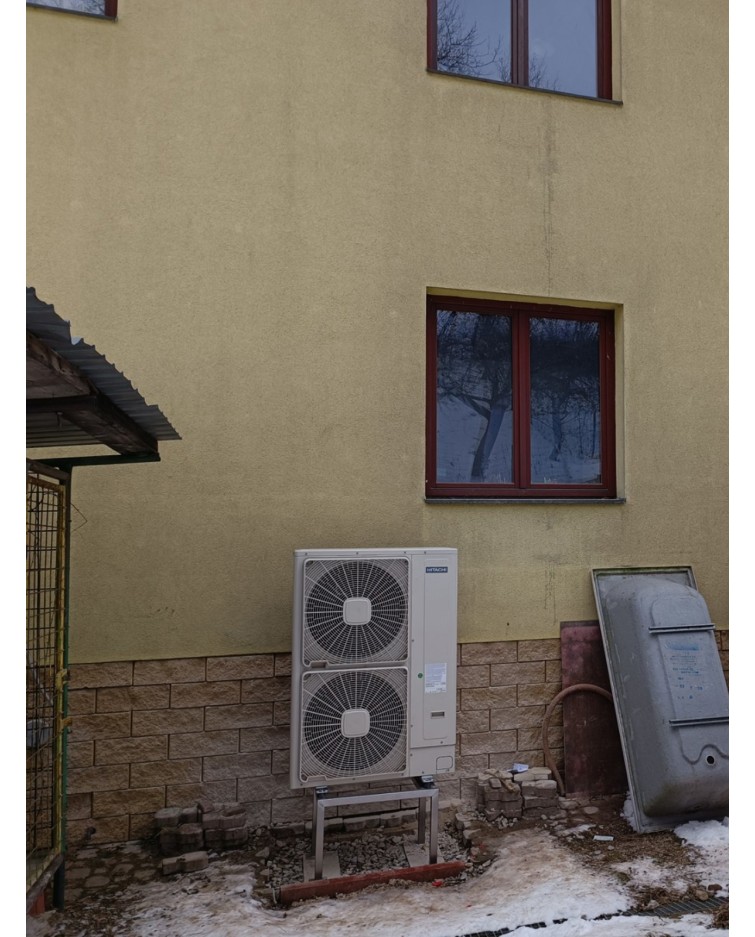 Realizácia tepelného čerpadla HITACHI - Púchov