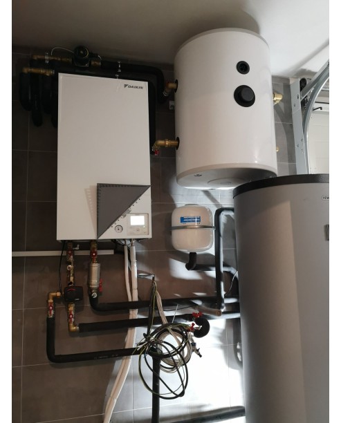 Realizácia tepelného čerpadla DAIKIN Altherma - Novoť