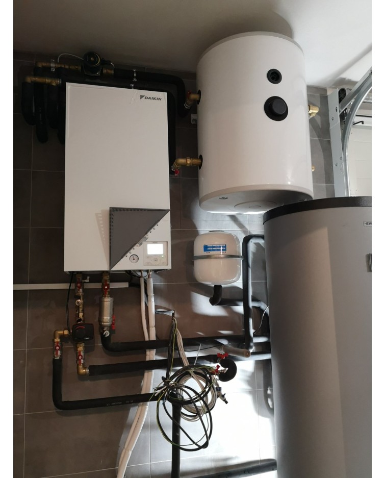 Realizácia tepelného čerpadla DAIKIN Altherma - Novoť