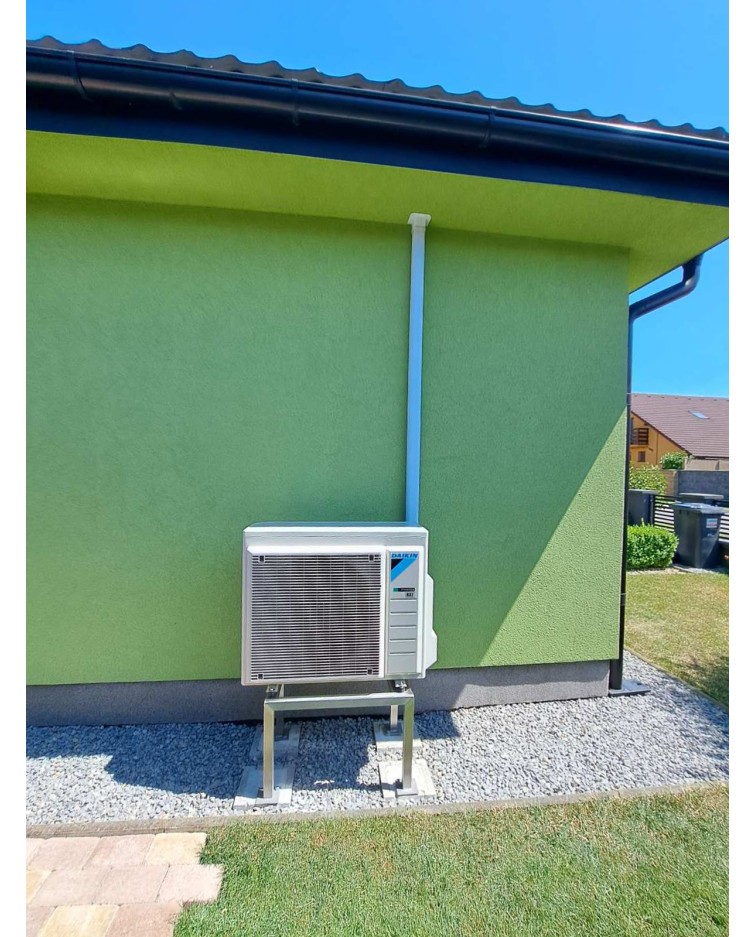 Realizácia tepelného čerpadla DAIKIN Altherma - Košťany nad Turcom