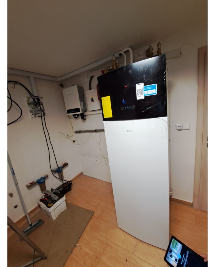 Realizácia tepelného čerpadla DAIKIN Altherma - Martin