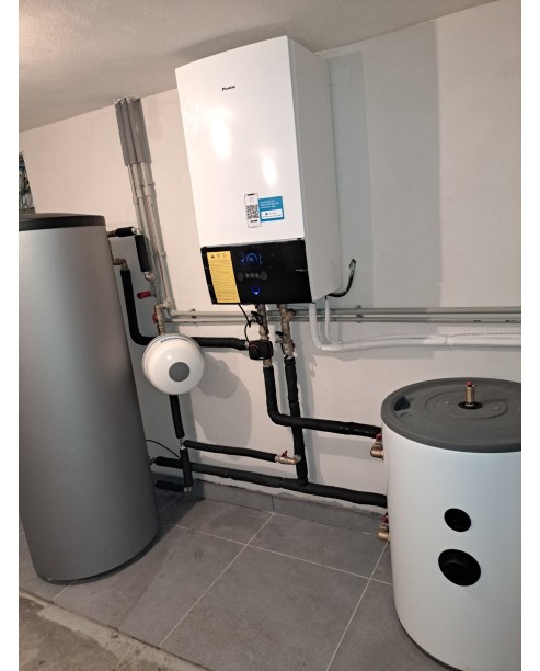 Realizácia tepelného čerpadla DAIKIN Altherma - Horná Lehota