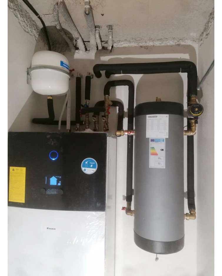 Realizácia tepelného čerpadla DAIKIN Altherma - Hôrky