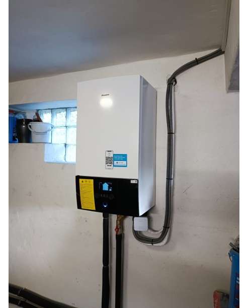 Realizácia tepelného čerpadla DAIKIN Altherma - Divinka